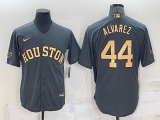 MLB Houston Astros #44 Yordan Alvarez Charcoal 2022 All-Star Jersey