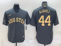 MLB Houston Astros #44 Yordan Alvarez Charcoal 2022 All-Star Jersey