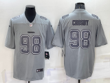 Men's Las Vegas Raiders #98 Maxx Crosby Grey Atmosphere Fashion Limited Jersey