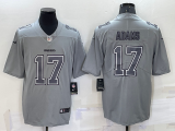 Men's Las Vegas Raiders #17 Davante Adams Grey Atmosphere Fashion Limited Jersey