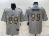 Men's Los Angeles Rams #99 Aaron Donald Atmosphere Fashion Limited Jersey