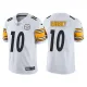 Men's Pittsburgh Steelers #10 Mitchell Trubisky White Vapor Untouchable Limited Jersey