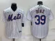 MLB New York Mets #39 Edwin Díaz White Game Jersey