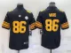 NFL Pittsburgh Steelers #86 Ward Black Color Rush Jersey