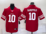 Men's San Francisco 49ers #10 Garoppolo 2022 New Red Vapor Untouchable Limited Jersey