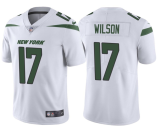 Men's New York Jets #17 Garrett Wilson White Vapor Untouchable Limited Stitched Jersey