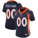 Women's Denver Broncos Blue Customized Vapor Untouchable Limited Jersey