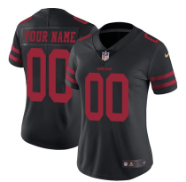 Women's San Francisco 49ers Black Customized Vapor Untouchable Limited Jersey