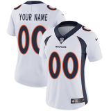 Women's Denver Broncos White Customized Vapor Untouchable Limited Jersey