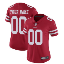 Women's San Francisco 49ers Red Customized Vapor Untouchable Limited Jersey