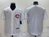 MLB Cincinnati Reds Blank White Throwback Jersey