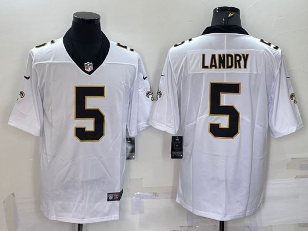 Men's New Orleans Saints #5 Landry White Vapor Untouchable Limited Jersey