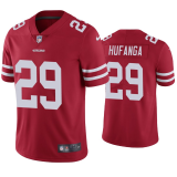 Men's San Francisco 49ers #29 Talanoa Hufanga Red Vapor Untouchable Limited Jersey