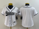 Women Las Vegas Raiders Blank White Baseball Nike Jersey