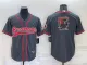 Men's Tampa Bay Buccaneers Grey Team Big Logo With Patch Baseball Nike Jersey