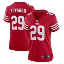 Women San Francisco 49ers #29 Talanoa Hufanga 2022 New Red Vapor Untouchable Limited Jersey