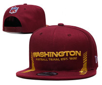 NFL Washington Commanders Red Snapback Hats
