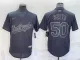MLB Los Angeles Dodgers #50 Mookie Betts Black Pitch Black Fashion Jersey