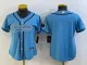 Women Carolina Panthers Blank White Baseball Nike Jersey