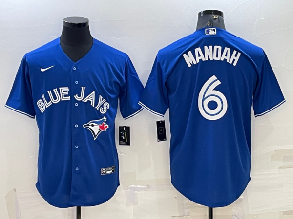 MLB Toronto Blue Jays #6 Manoah Blue Game Nike Jersey