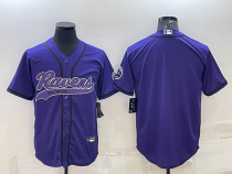 Men's Baltimore Ravens Purple Baseball Nike Jersey