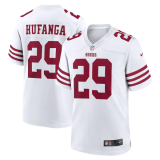 Men's San Francisco 49ers #29 Talanoa Hufanga 2022 New White Vapor Untouchable Limited Jersey