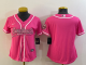 Women Arizona Cardinals Blank Pink Baseball Nike Jersey