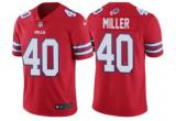 Men's Nike Buffalo Bills #40 Miller Red Vapor Untouchable Limited Jersey