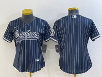 Women Dallas Cowboys Blank Navy Baseball Nike Jersey