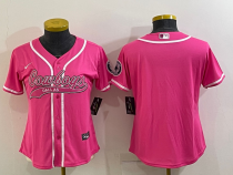 Women Dallas Cowboys Blank Pink Baseball Nike Jersey