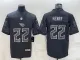 Men's Tennessee Titans #22 Derrick Henry Black Reflective Limited Jersey