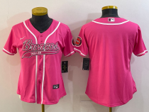 Women Denver Broncos Blank Pink Baseball Nike Jersey