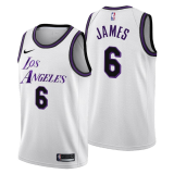 NBA Los Angeles Lakers #6 LeBron James 2022/23 White Jersey