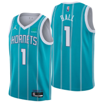 NBA Charlotte Hornets #1 LaMelo Ball 2022/23 Blue Jersey