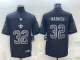 Men's New Orleans Saints #32 Tyrann Mathieu Black Reflective Limited Jersey