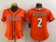 Women Cincinnati Bengals #2 Evan McPherson Orange Baseball Nike Jersey