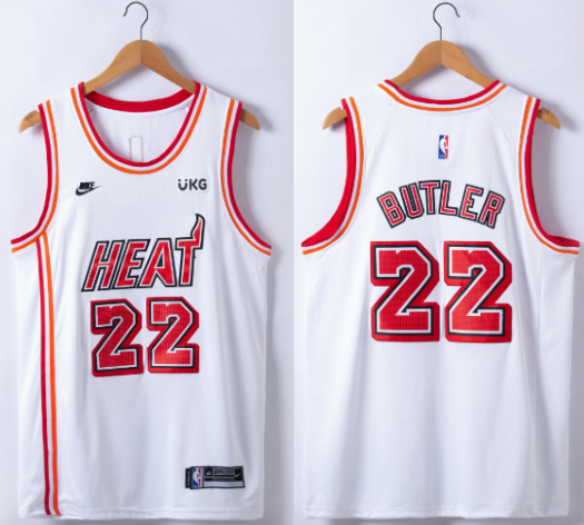 NBA Miami Heat #22 Jimmy Butler 2022/23 White Jersey