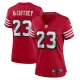 Women San Francisco 49ers #23 Christian McCaffrey 2022 Red Alternate Vapor Limited Jersey