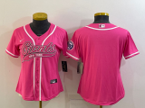 Women New York Giants Blank Pink Baseball Nike Jersey