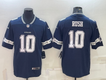 Men's Dallas Cowboys #10 Rush Navy Vapor Untouchable Limited Jersey