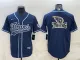 Men's Tennessee Titans Navy Big Logo With Patch Baseball Nike Jersey
