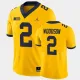 NCAA Michigan Wolverines #2 Charles Woodson Yellow Jersey