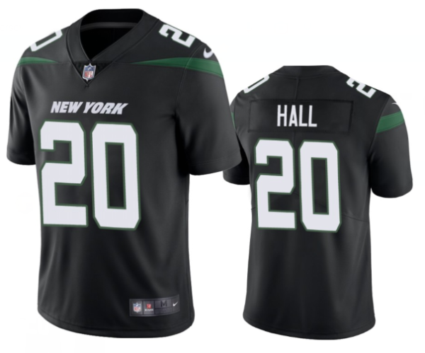 Men's New York Jets #20 Breece Hall Black Vapor Untouchable Limited Jersey