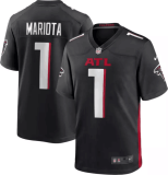 Men's Atlanta Falcons #1 Mariota Black Vapor Untouchable Limited Jersey