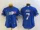 MLB Women Los Angeles Dodgers #7 Julio Urias Blue Jersey