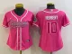 Women Los Angeles Chargers #10 Justin Herbert Pink Baseball Nike Jersey