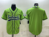 Men's Seattle Seahawks Blank Green Baseball Nike Jersey