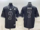 Men's Dallas Cowboys #7 Trevon Diggs Black Impact Limited Jersey