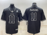 Men's Dallas Cowboys #11 Micah Parsons Black Impact Limited Jersey