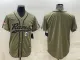 Men's Los Angeles Rams Blank 2022 Olive Salute To Service Baseball Nike Jersey